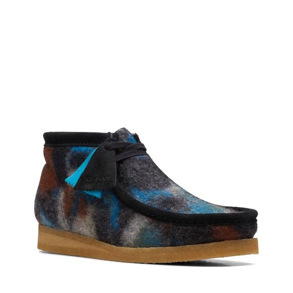 Clarks Mens Wallabee Boot Black Boots (NWT) - Picture 2 of 6